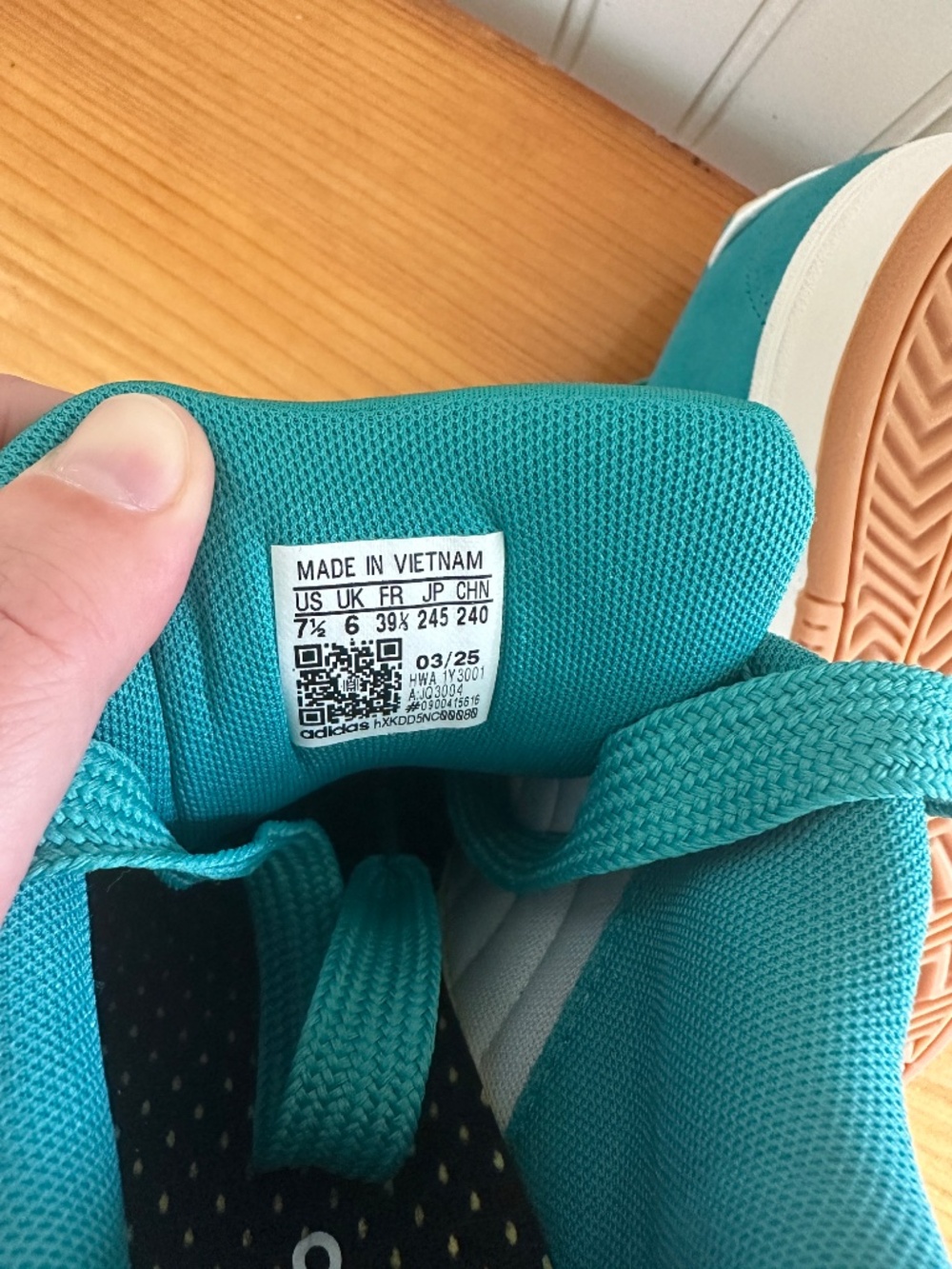 Adidas Grand Court Alpha 00s in Teal size 7.5 NEW (without box) - Picture 3 of 8